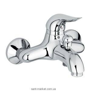 Смеситель однорычажный для ванны с коротким изливом EMMEVI коллекция Duka хром CR44001