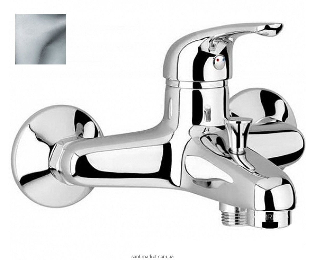 Смеситель однорычажный для ванны с коротким изливом EMMEVI коллекция Giglio сатин SC8001GB