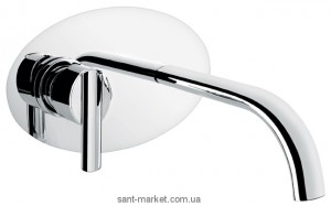 Змішувач для раковини одноважеля настінний EMMEVI колекція Elly хром CR41055