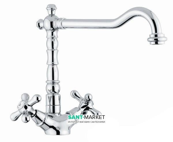 Змішувач для кухні Emmevi Deco Old двухвентильний хром CR12617