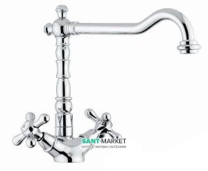 Змішувач для кухні Emmevi Deco Old двухвентильний хром CR12617