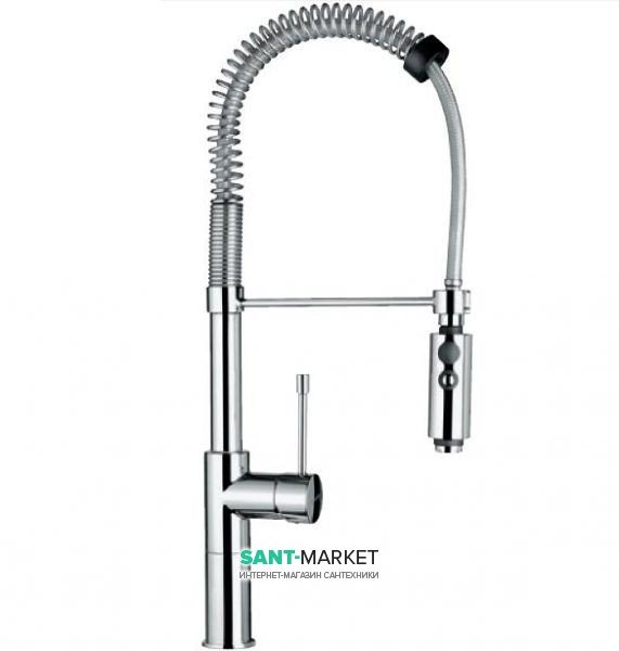 Змішувач для кухні з висувною лійкою Emmevi Eden змішувач на гнучкій пружині CR71110