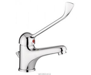 Змішувач для раковини одноважеля з донним клапаном EMMEVI колекція Giglio хром CR8003 LC