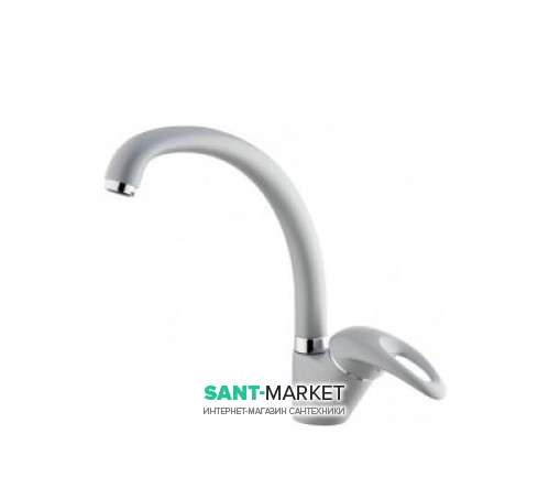 Змішувач для кухні Emmevi Luxor змішувач светлосерий AG 7087