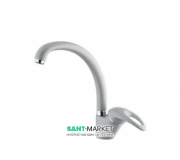 Смеситель для кухни Emmevi Luxor однорычажный  светлосерый AG 7087
