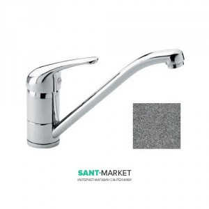 Смеситель для кухни Emmevi Ambra Granit однорычажный серый AG 9007