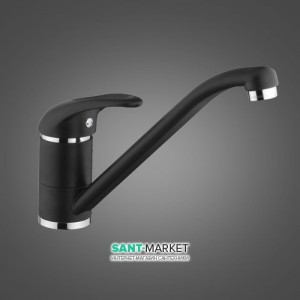 Смеситель для кухни Emmevi Luxor однорычажный черный NEO 7007R