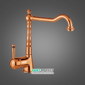 Смеситель для кухни Emmevi Laguna однорычажный ретростиль медь RA40516