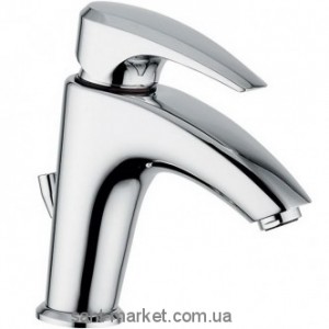 Змішувач для раковини одноважеля з донним клапаном EMMEVI колекція Kali хром CR75003