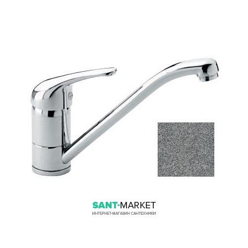 Смеситель для кухни Emmevi Ambra Granit однорычажный серый AG 9007