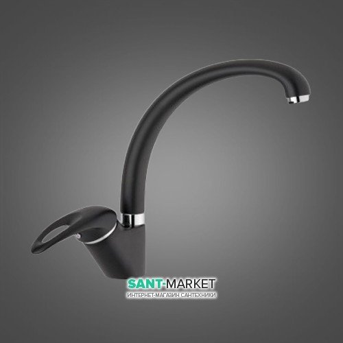 Змішувач для кухні Emmevi Luxor змішувач чорний NEO 7087R