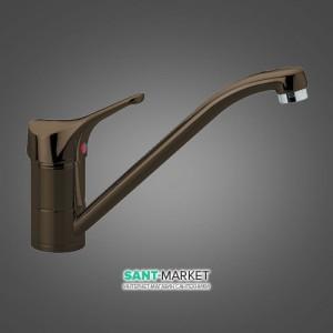 Смеситель для кухни Emmevi Maya однорычажный  коричневый MMAR 3007