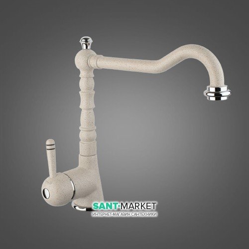 Змішувач для кухні Emmevi Laguna змішувач ретростиль бежевий-хром P 50 40517A