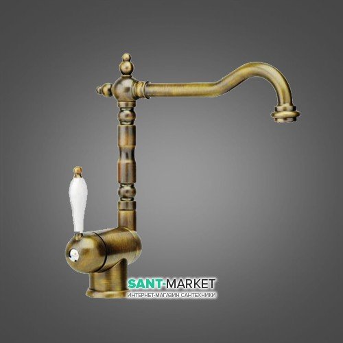 Змішувач для кухні Emmevi Laguna змішувач ретростиль бронза BR40513