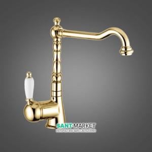 Змішувач для кухні Emmevi Laguna змішувач ретростиль золото OR40517A