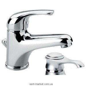 Смеситель для раковины однорычажный с донным клапаном EMMEVI коллекция Giglio сатин SC8003GTC