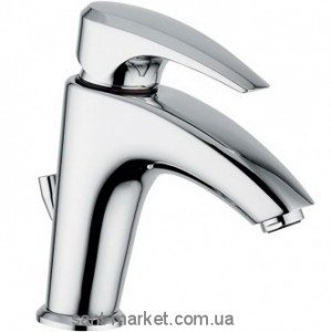 Смеситель для раковины однорычажный с донным клапаном EMMEVI коллекция  Kali хром CR75003