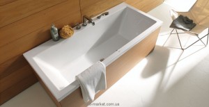 Ванна гидромассажная акриловая Duravit Vero 180х80х48 760135004161000 + подсветка