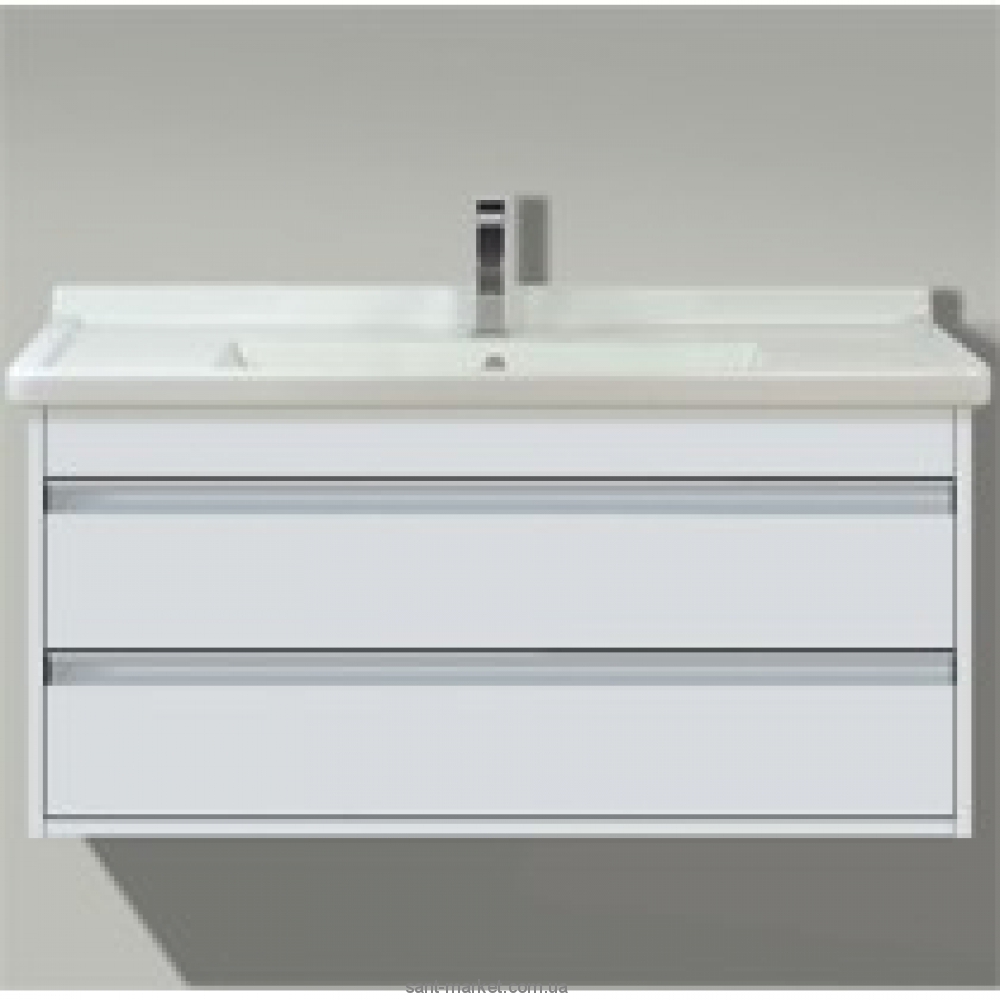 Тумба под раковину Duravit Ketho подвесная 100х46х5х48 белый матовый KT 6645-18