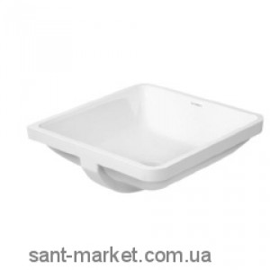 Раковина для ванной встраиваемая Duravit коллекция Starck 3 белая 0305430000