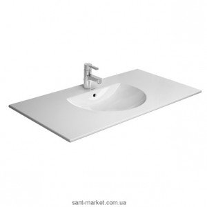 Раковина для ванной на тумбу умывальник-столешница Duravit коллекция Darling New белая 0499830000