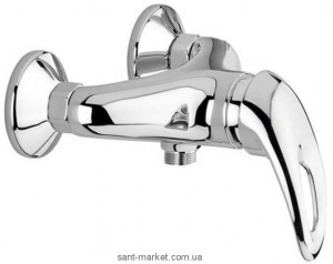 Смеситель для душа настенный однорычажный EMMEVI коллекция Luxor хром CR7002RB