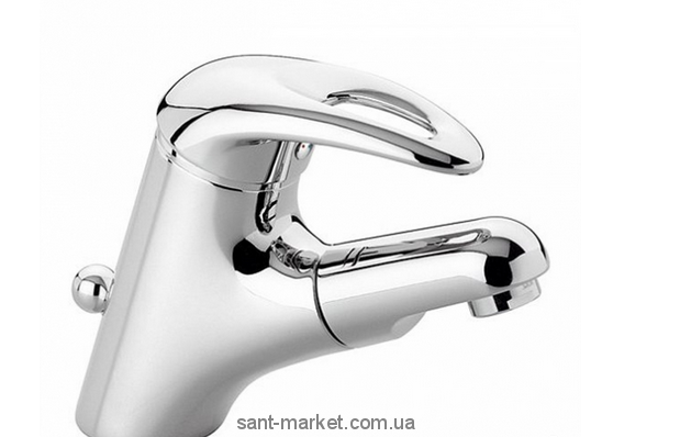 Змішувач для раковини одноважеля з донним клапаном і висувною лійкою EMMEVI Luxor сатин SC7096R