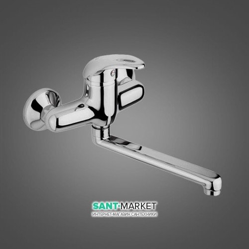 Смеситель для кухни Emmevi Luxor однорычажный мат-хром SC7005R