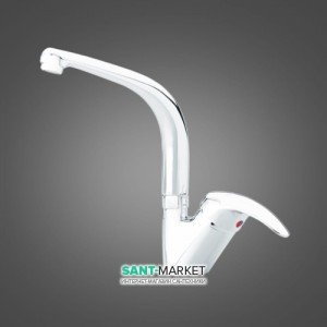 Смеситель для кухни Emmevi Luxor однорычажный белый BC7086RCC