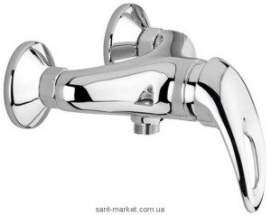 Смеситель для душа настенный однорычажный EMMEVI коллекция Luxor хром CR7002RB