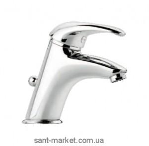 Змішувач для раковини одноважеля з донним клапаном EMMEVI колекція Luxor сатин SC7003R