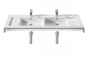 Раковина для ванной на тумбу двойная Roca коллекция Stratum белая A327630000