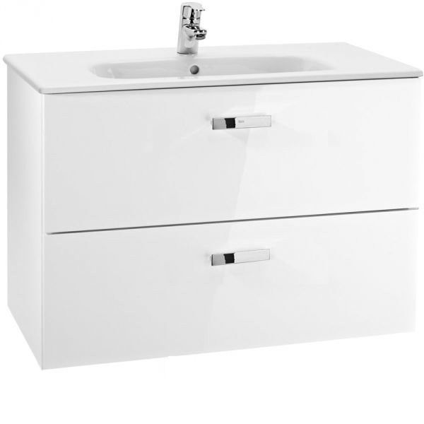 Тумба з раковиною Roca Victoria підвісна 100.5х46х56.5 білий 855851806