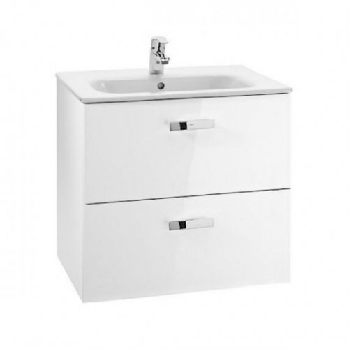 Тумба з раковиною Roca Victoria підвісна 70.5х46х56.5 білий 855853806