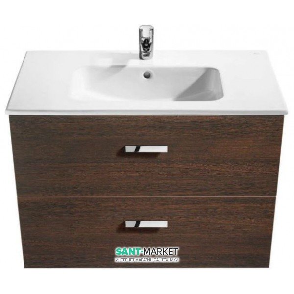 Тумба з раковиною Roca Victoria підвісна 78.5х45х56.5 венге 855852201