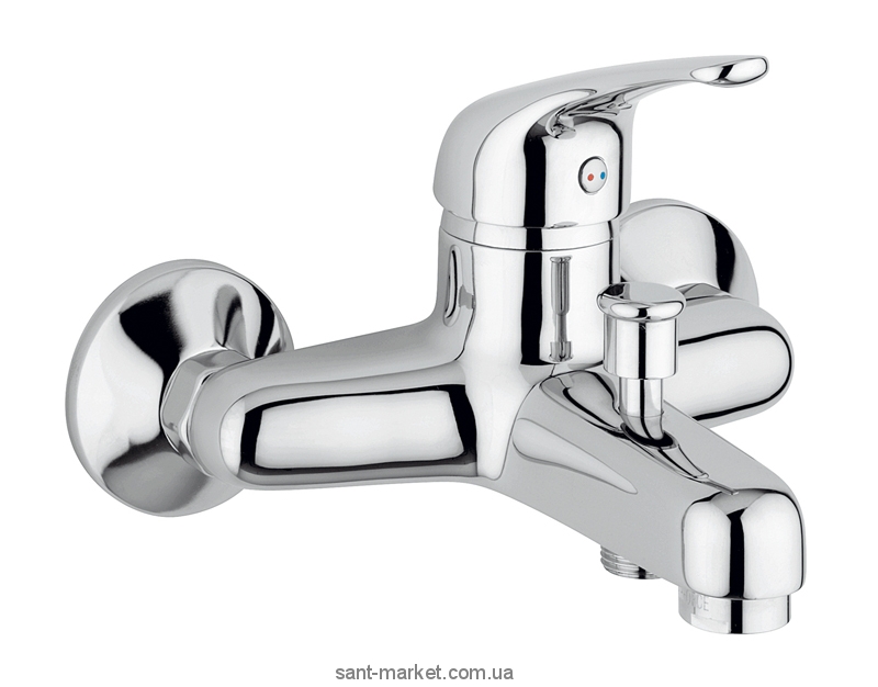 Змішувач одинважільний для ванни з коротким виливом EMMEVI колекція Winny хром CR95001 B