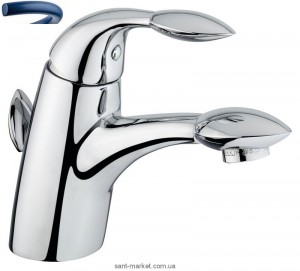 Змішувач для раковини одноважеля з донним клапаном EMMEVI колекція Trilly синій CBL51003