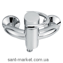 Смеситель для душа настенный однорычажный EMMEVI коллекция Twist хром CR6602