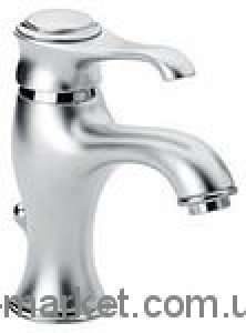 Смеситель для раковины однорычажный с донным клапаном EMMEVI коллекция Tiffany сатин SC6003