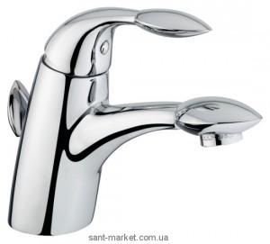 Змішувач для раковини одноважеля з донним клапаном EMMEVI колекція Trilly червоний CRO51003