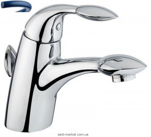 Смеситель для раковины однорычажный с донным клапаном EMMEVI коллекция Trilly синий CBL51003