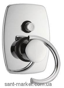 Смеситель скрытый (встраиваемый) EMMEVI коллекция Twist сатин/хром CS6619