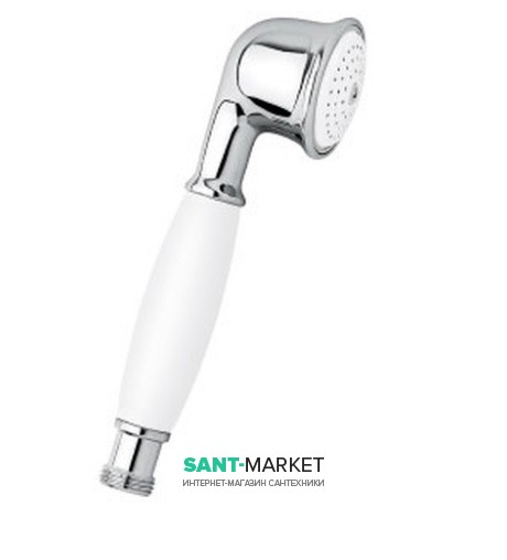 Душевая лейка EMMEVI коллекция Tiffany хром/белый CO2403 CR