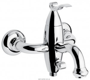 Змішувач одинважільний для ванни з коротким виливом EMMEVI колекція Abel хром CR39001