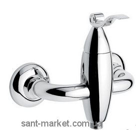 Смеситель для душа настенный однорычажный EMMEVI коллекция Abel хром CR39002