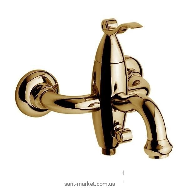 Змішувач одинважільний для ванни з коротким виливом EMMEVI колекція Abel бронза ВR39001