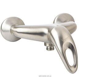 Смеситель для душа настенный однорычажный EMMEVI коллекция Alexa никель NS24002