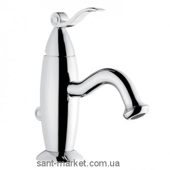 Смеситель для раковины однорычажный с донным клапаном EMMEVI коллекция Abel хром CR39003