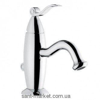 Смеситель для раковины однорычажный с донным клапаном EMMEVI коллекция Abel хром CR39003