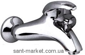 Смеситель однорычажный для ванны с коротким изливом EMMEVI коллекция Alexa никель NS24001